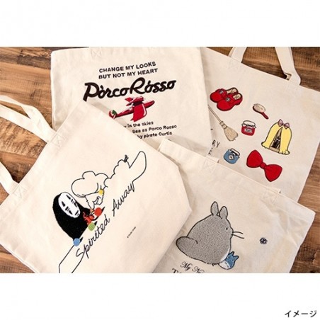 Bags - Embroidery Canvas Tote bag Kiki - Kiki's Delivery Service