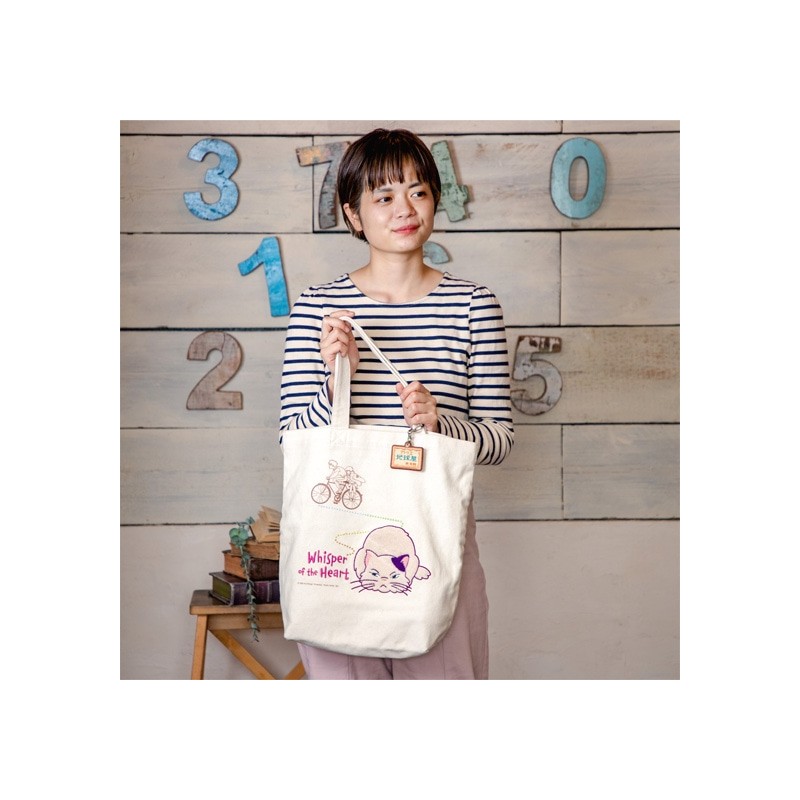 Bags - Embroidery Canvas Tote bag the Path of Twos - Whisper of the Heart