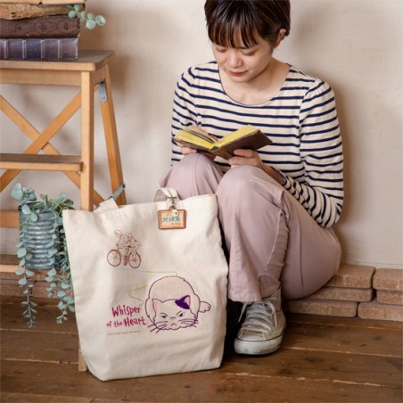 Bags - Embroidery Canvas Tote bag the Path of Twos - Whisper of the Heart