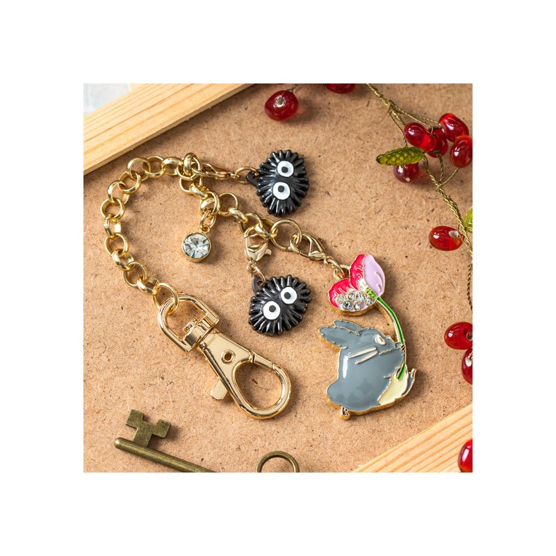 Charm Chain Big Totoro & Flower - My Neighbor Totoro