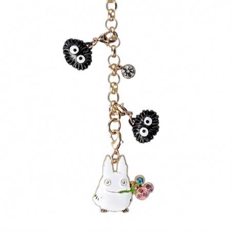 Straps - Chaînette Charms Totoro Blanc & Fruits - Mon Voisin Totoro