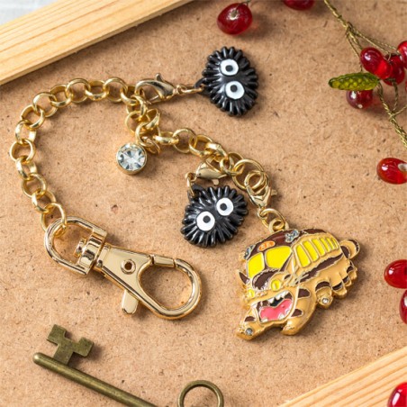 Straps - Chaînette Charms Chatbus & Noiraude - Mon Voisin Totoro