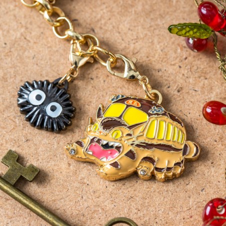 Straps - Chaînette Charms Chatbus & Noiraude - Mon Voisin Totoro