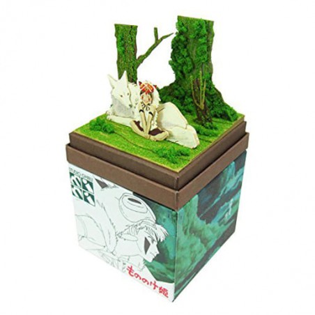 Arts and crafts - Paper Craft San & Moro Wolf - Princess Mononoke
