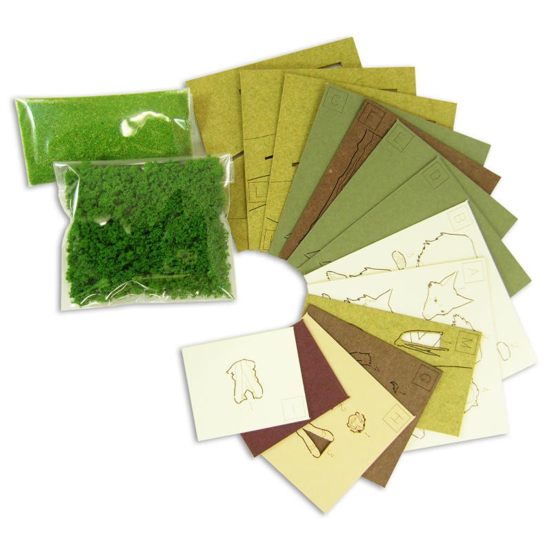 Paper Theaters - Paper Craft San & Moro Wolf - Princess Mononoke