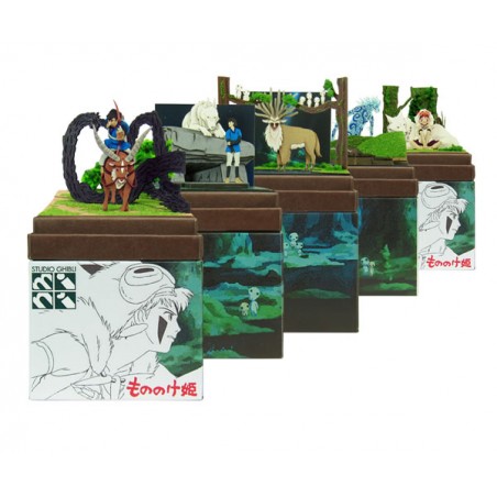 Arts and crafts - Paper Craft San & Moro Wolf - Princess Mononoke