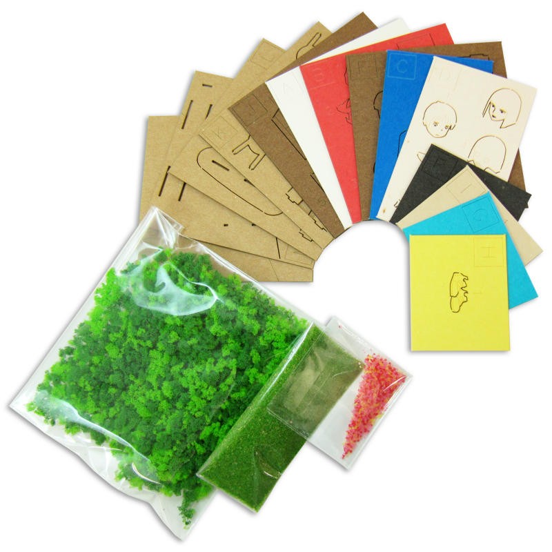 Paper Theaters - Paper Craft Chihiro & Haku - Spirited Away