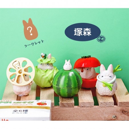Figurines - Small Totoro & Vegetables Collect of 6 figurines - My Neighbor Totoro