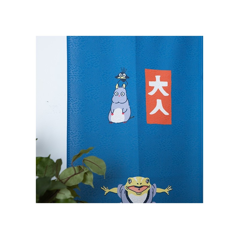Curtains - Japanese Curtain Kichijo Blue - Spirited Away