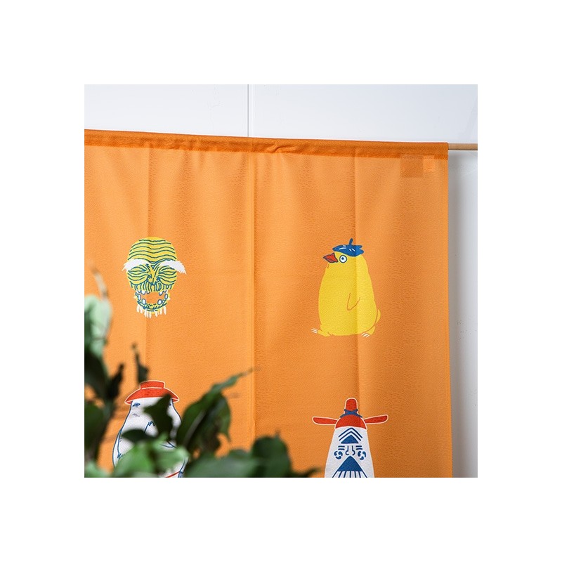 Curtains - Japanese Curtain Kichijo Yellow - Spirited Away