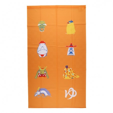 Curtains - Japanese Curtain Kichijo Yellow - Spirited Away