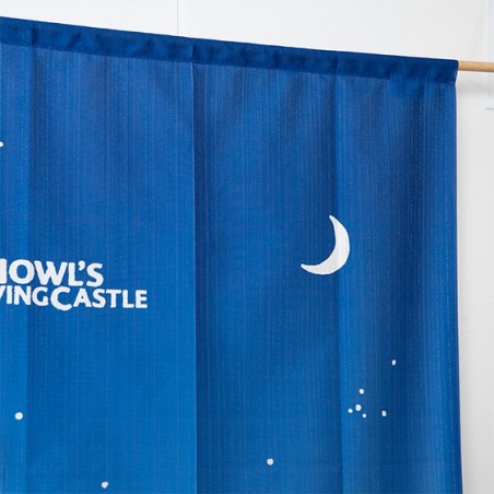 Curtains - Japanese Curtain Moonlit Night - Howl's Moving Castle