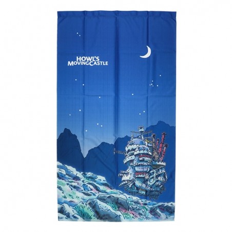 Curtains - Japanese Curtain Moonlit Night - Howl's Moving Castle
