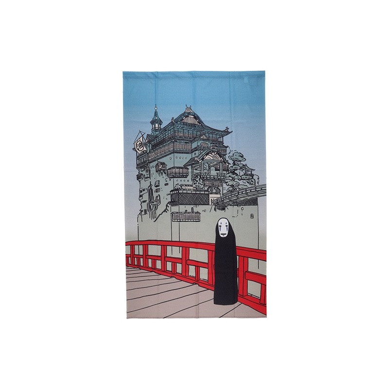 Curtains - Japanese Curtain Aburaya & No Face - Spirited Away