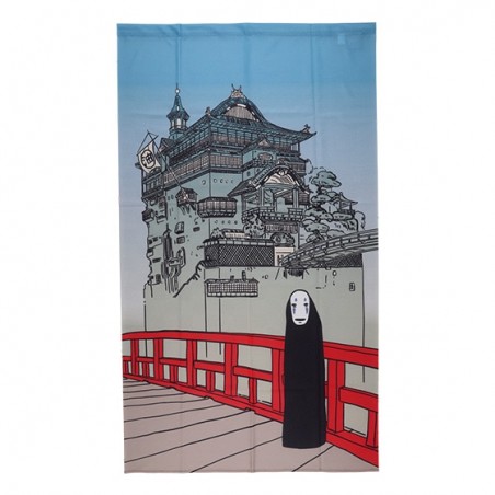 Curtains - Japanese Curtain Aburaya & No Face - Spirited Away