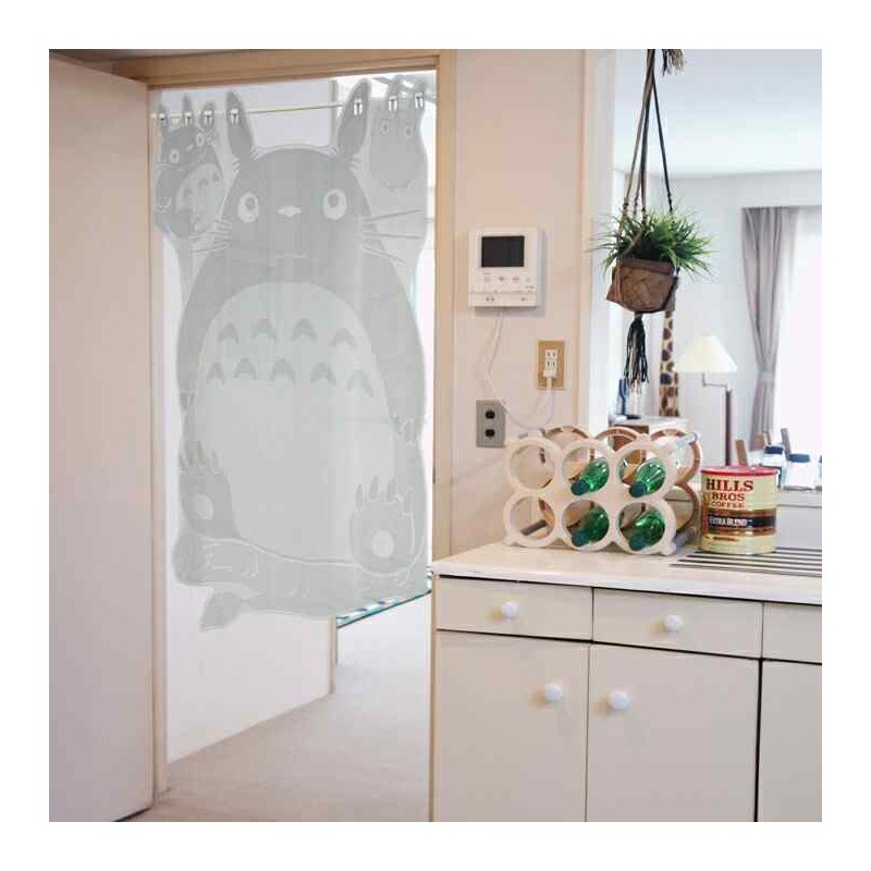 Curtains - Transparent Japanese Curtain Totoro - My Neighbor Totoro