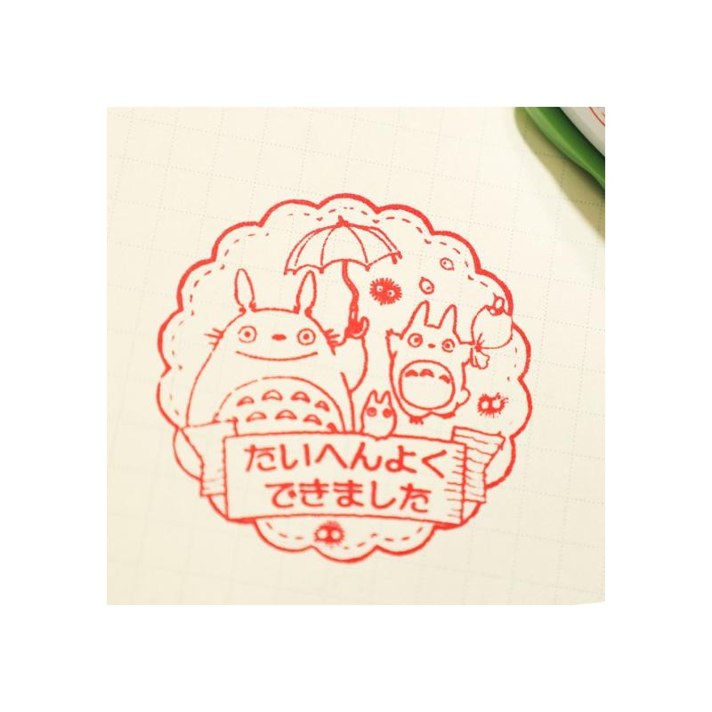 Petit matériel - Tampon rond Totoro - Mon Voisin Totoro