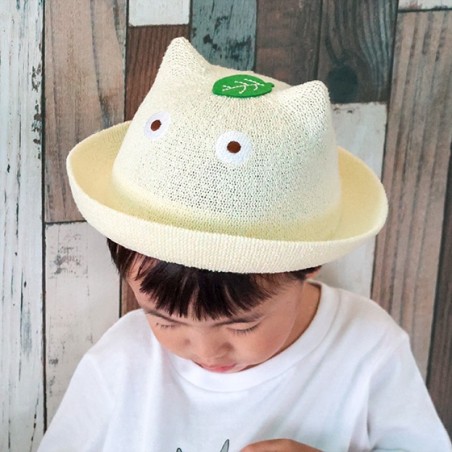 Accessoires - Chapeau Tricoté Enfant Totoro Blanc - Mon Voisin Totoro
