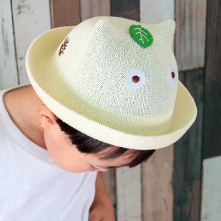 Accessoires - Chapeau Tricoté Enfant Totoro Blanc - Mon Voisin Totoro