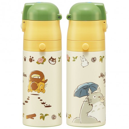 Cuisine et vaisselle - Bouteille Thermos ouverture double Totoro & Chatbus - Mon Voisin Toto