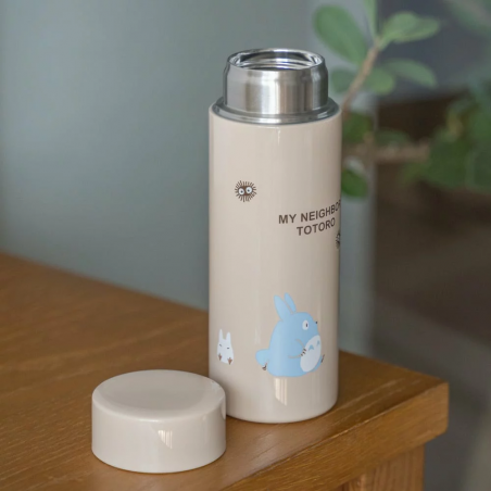 Kitchen and tableware - Beige Thermos Bottle 300ml Forest stroll - My Neighbor Totoro