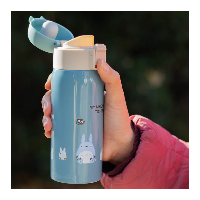 Cuisine et vaisselle - Bouteille Thermos 350ml Bleu mat - Mon Voisin Totoro