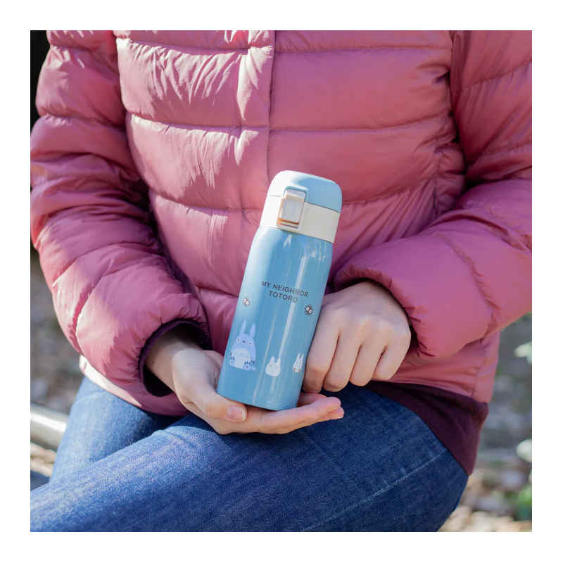 Cuisine et vaisselle - Bouteille Thermos 350ml Bleu mat - Mon Voisin Totoro