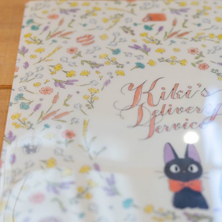 Storage - A4 size Clear with 3 flaps Flowers - Kiki’s Delivery Service