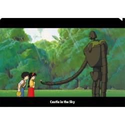 Storage - Clear File A4 Robot Gardener & Sheeta and Pazu - Castle in the Sky