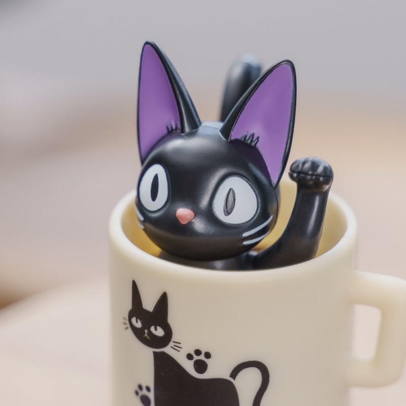 Round Bottomed Figurine Kiki with her mug - Kiki's Delivery