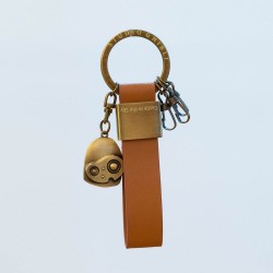 Leather Key Chain No Face - Spirited Away