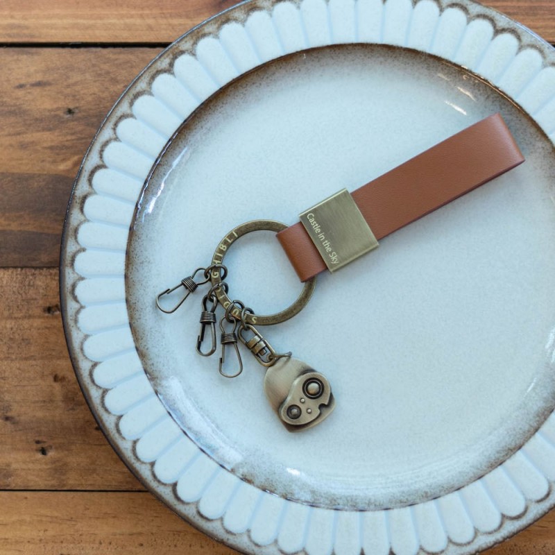 Llaveros - Llavero de piel Robot - El castillo en el cielo