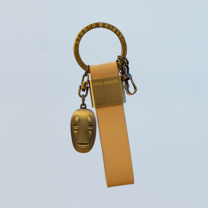 ◆TOUT Y EST◆PORTE CLES ETIRE◆バッグ キーリング KEYRING◆ Leather Key Chain No Face - Spirited Away