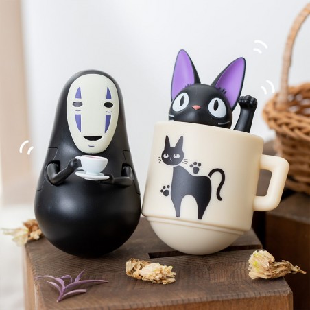 Toys - Round Bottomed Figurine Kiki with her mug - Kiki's Delivery Service