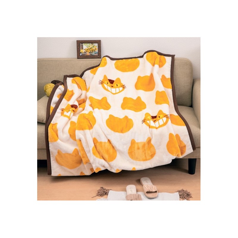 Household linen - Long blanket Catbus Silhouette 200x140 cm - My Neighbor Totoro
