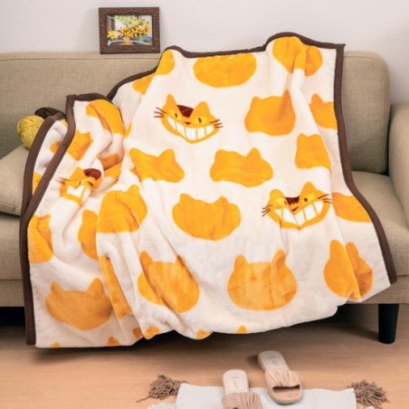 Household linen - Long blanket Catbus Silhouette 200x140 cm - My Neighbor Totoro