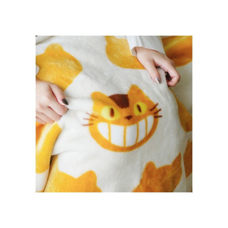 Household linen - Long blanket Catbus Silhouette 200x140 cm - My Neighbor Totoro