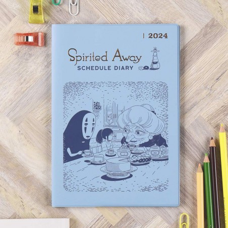 Schedule diaries and Calendars - 2024 Diary Tea time - Spirited Away