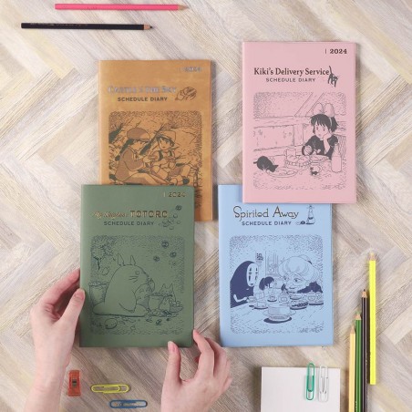 Schedule diaries and Calendars - 2024 Diary Snack - Kiki's Delivery Service