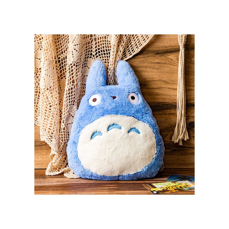 Pillow - Nakayoshi Cushion Blue Totoro - My Neighbor Totoro