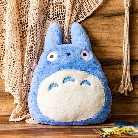 Pillow - Nakayoshi Cushion Blue Totoro - My Neighbor Totoro