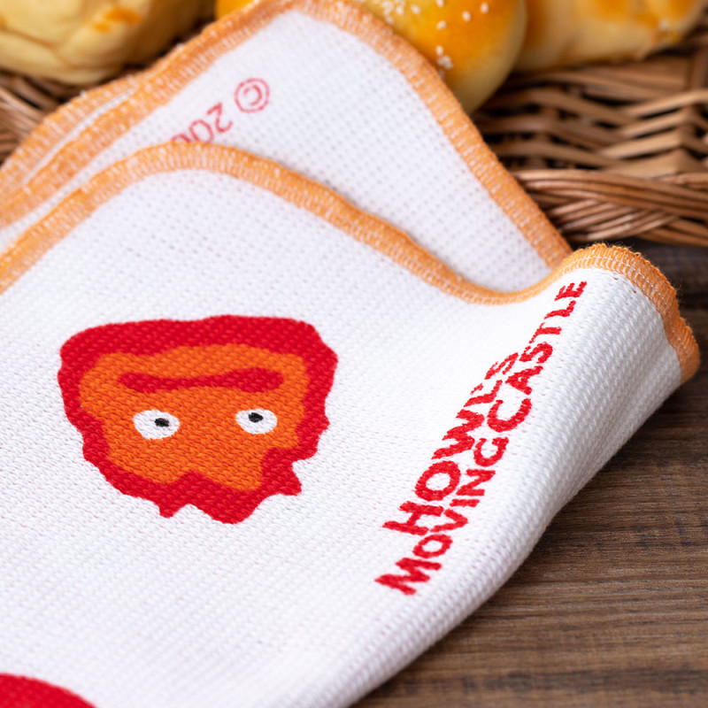 Kitchen and tableware - 2 pcs set Kitchen towel Calcifer - Howl's Moving Castle
