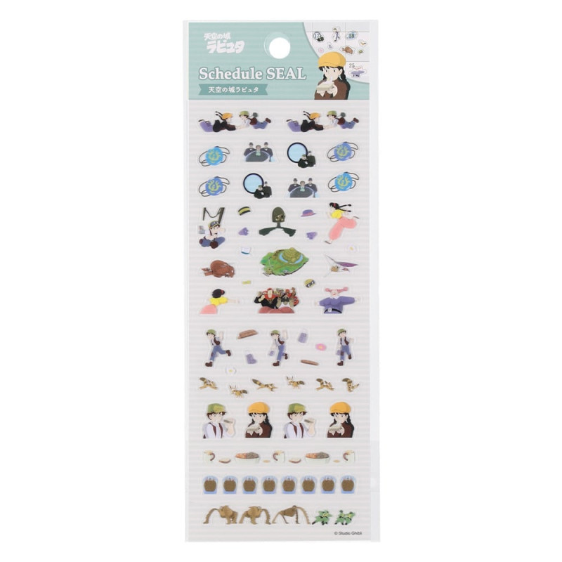 Small equipment - Mini Schedule Stickers Collection 1 - Castle in the Sky