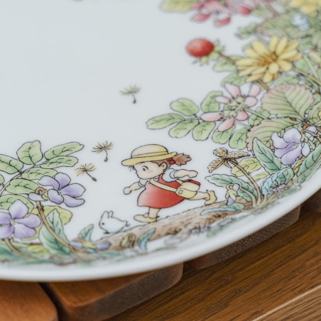 Japanese Porcelain - 23 cm Totoro Strawberry Plate - My Neighbor Totoro