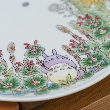 Japanese Porcelain - 23 cmTotoro Dandelion Plate - My Neighbor Totoro