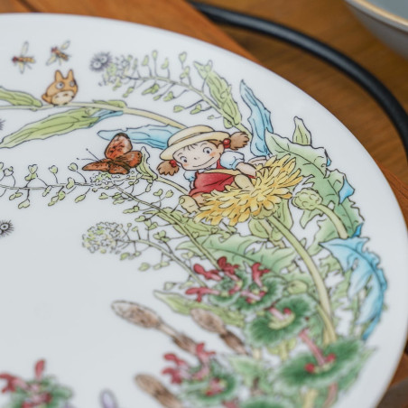 Japanese Porcelain - 23 cmTotoro Dandelion Plate - My Neighbor Totoro