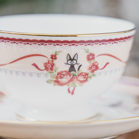 Porcelaine japonaise - Tasse et Sous Tasse Jiji - Kiki la petite sorcière