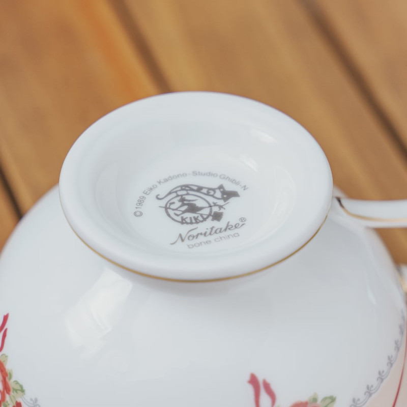 Japanese Porcelain - Cup and Saucer Jiij - Kiki's Delivery Service