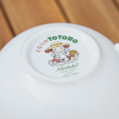 Japanese Porcelain - Cup and Saucer Totoro Bindweed - My Neighbor Totoro