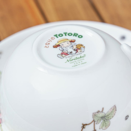 Porcelaine japonaise - Tasse et Sous Tasse Totoro Fraise - Mon Voisin Totoro